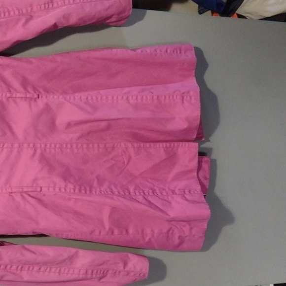 Pink Banana Republic tech coat navy style jacket Barbiecore - Picture 5 of 10